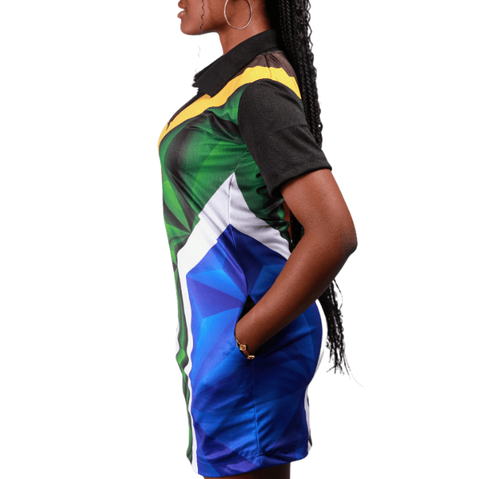 Proudly South African Flag Heritage African Golfer Dress Tribe Afrique