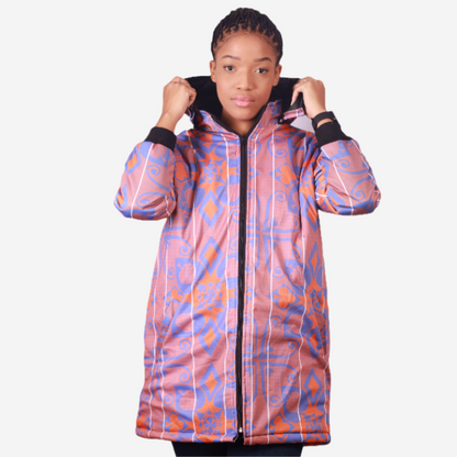 Sotho Long Jacket with Removable hood Tribe Afrique