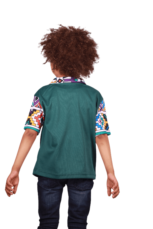 Kids New Ndebele Heritage Shirt by Tribe Afrique Tribe Afrique