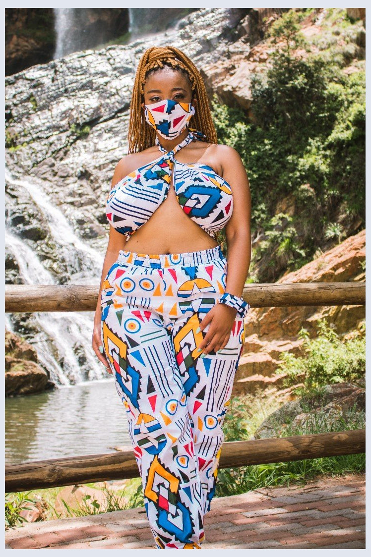 Ndebele Kese Pants by Tribe Afrique Tribe Afrique