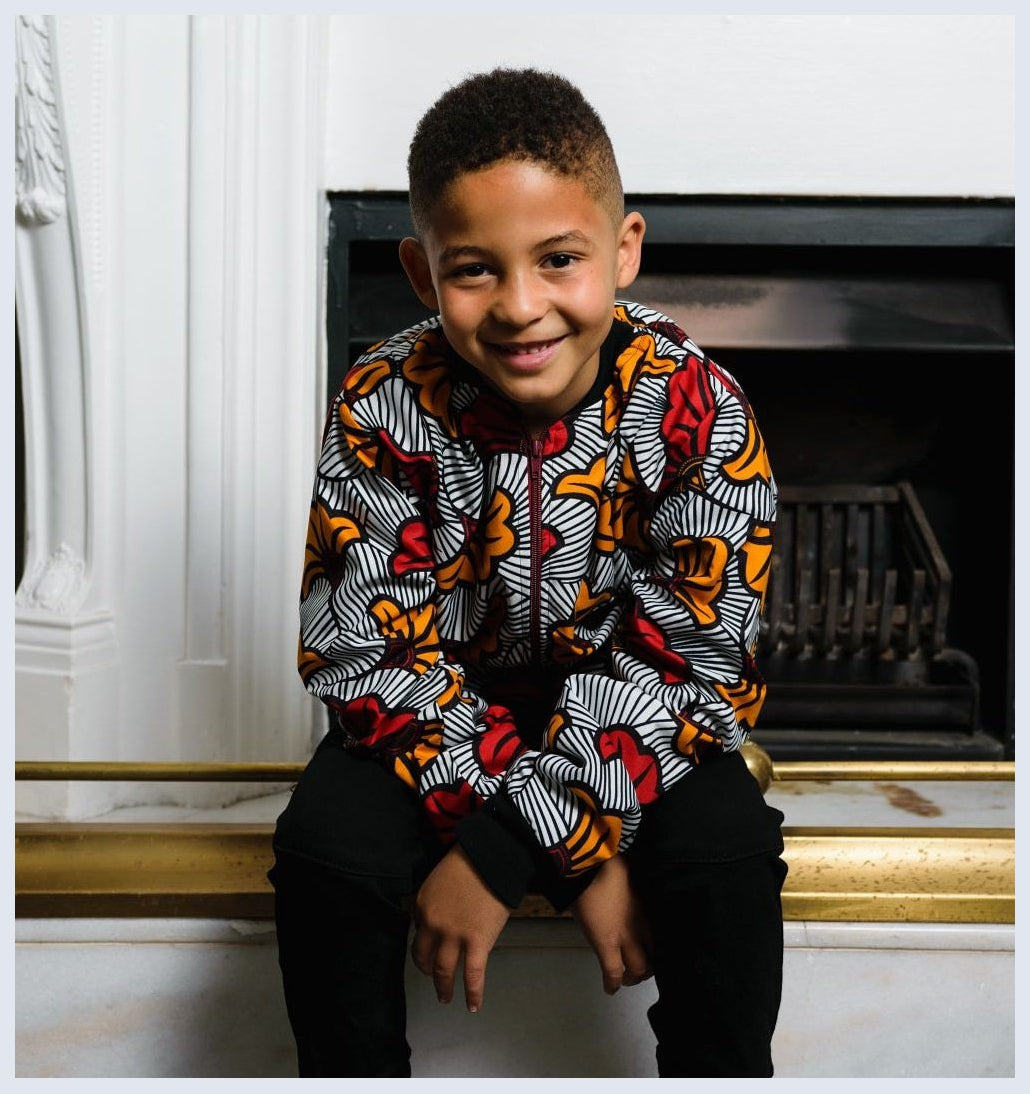 Kids Akoma Jacket by Tribe Afrique Tribe Afrique