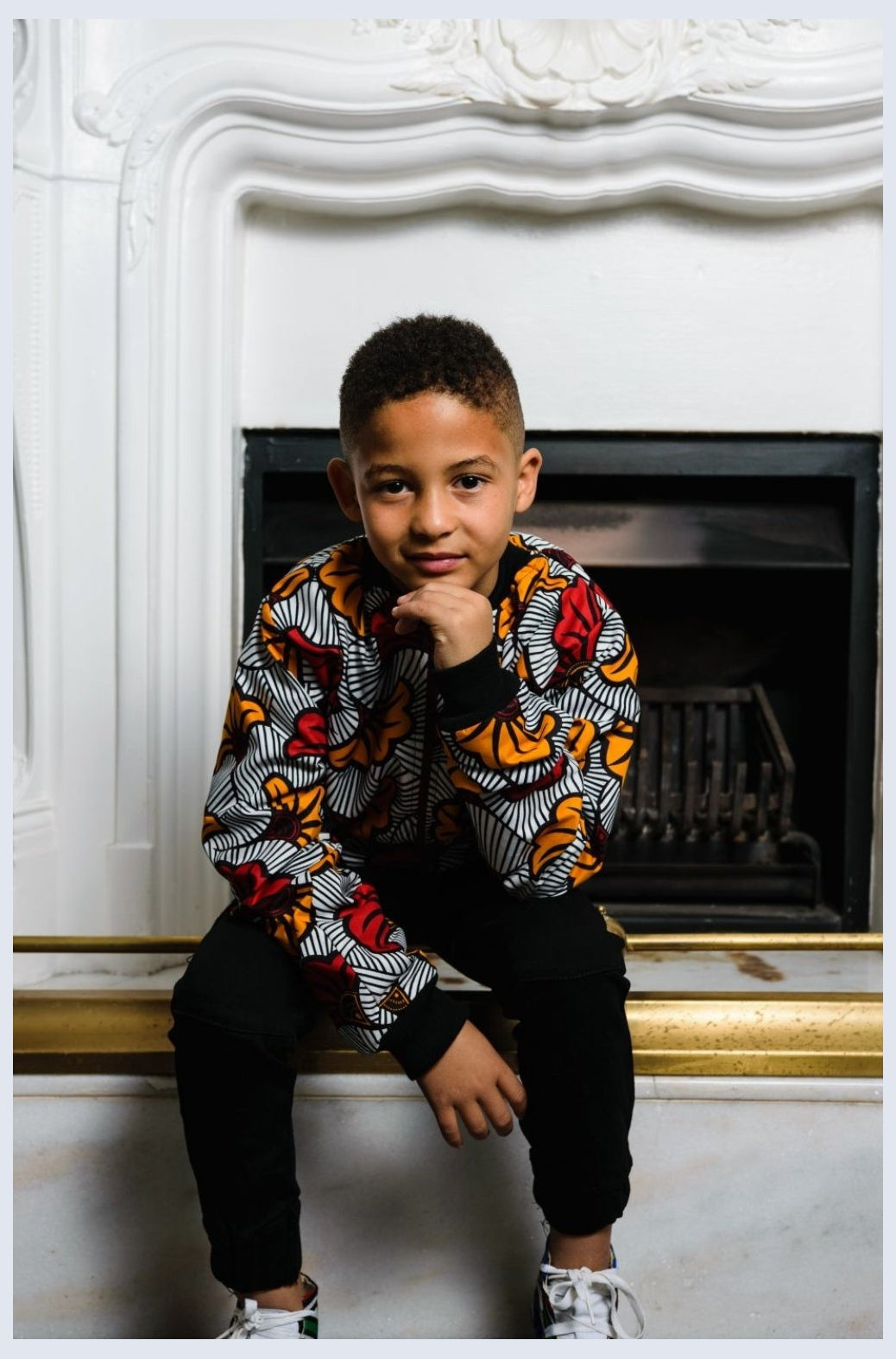 Kids Akoma Jacket by Tribe Afrique Tribe Afrique