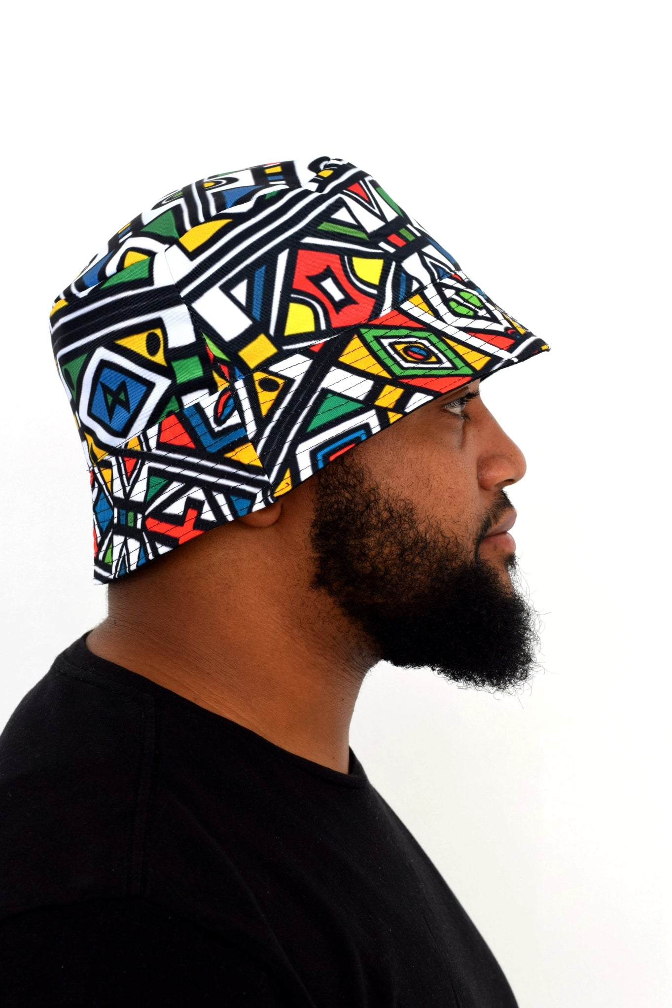 Ndebele Reloaded Bucket Hats by Tribe Afrique Tribe Afrique