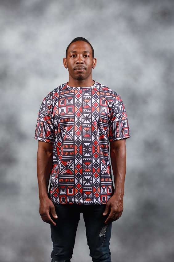 Red Khoisan  African Summer Shirt by Tribe Afrique