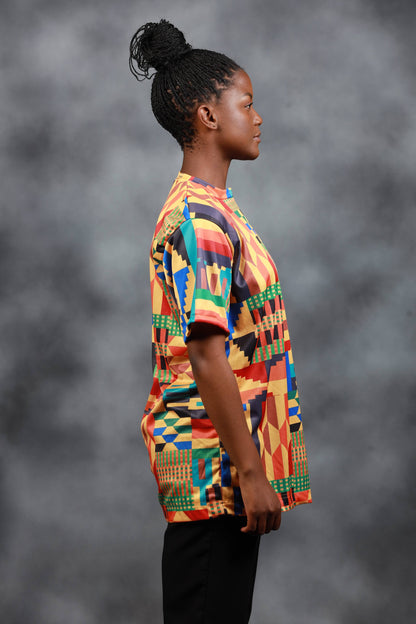 Kente African Summer Shirt by Tribe Afrique