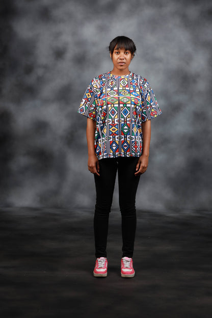 Ndebele Reloaded African Summer Shirt by Tribe Afrique