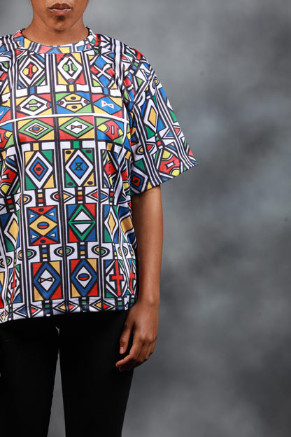 Ndebele Reloaded African Summer Shirt by Tribe Afrique