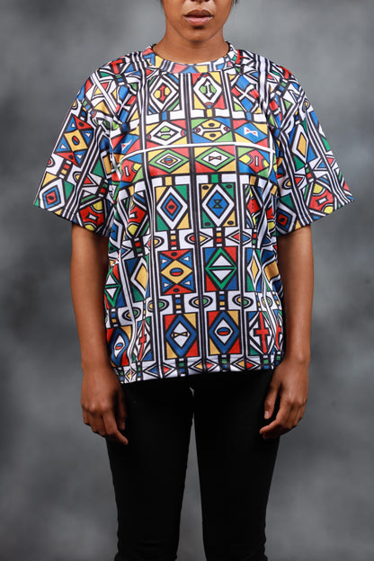 Ndebele Reloaded African Summer Shirt by Tribe Afrique