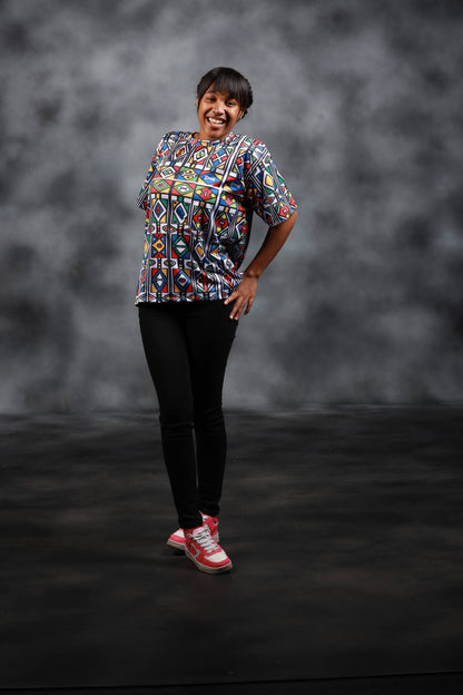 Ndebele Reloaded African Summer Shirt by Tribe Afrique