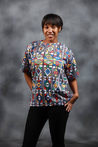 Ndebele Reloaded African Summer Shirt by Tribe Afrique