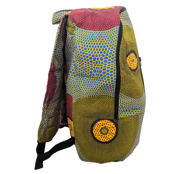 Lashibi African Laptop Backpack by Tribe Afrique Tribe Afrique