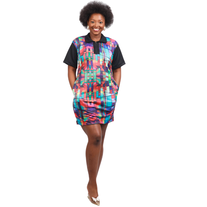 I-Adinkra Heritage African Golfer Dress