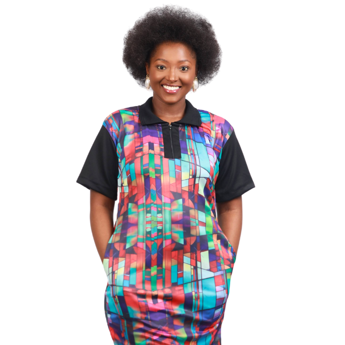 I-Adinkra Heritage African Golfer Dress