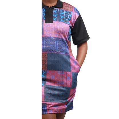 Sotho All Nations African Golfer Dress by Tribe Afrique