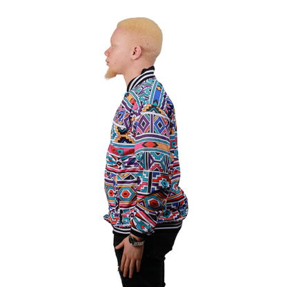 New Ndebele African Bomber Jacket by Tribe Afrique