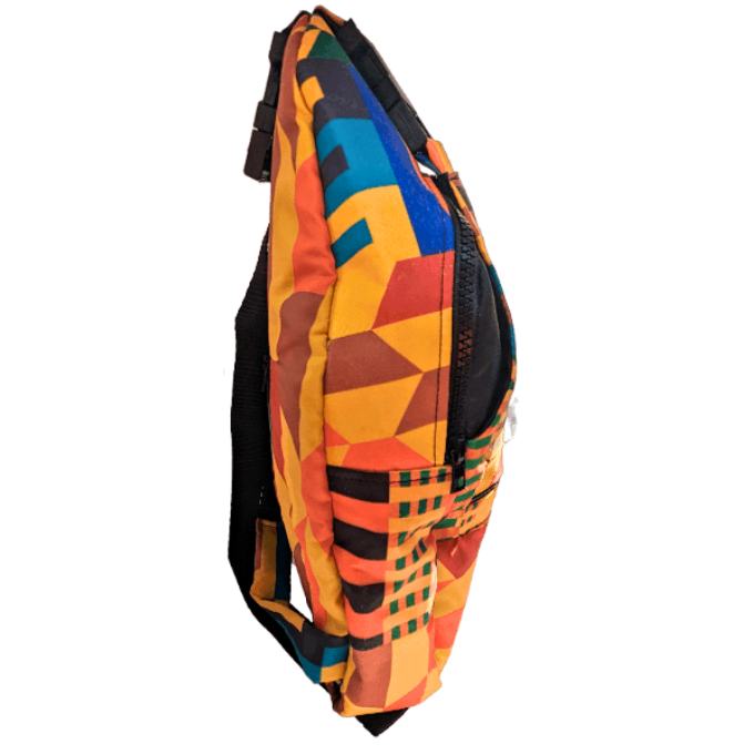 Kente African Sling Bag by Tribe Afrique