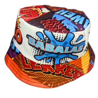 Proudly SA Catch phrases comic African Bucket Hats by Tribe Afrique