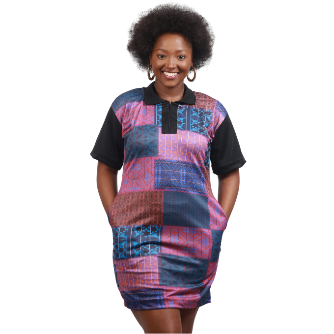 I-Adinkra Heritage African Golfer Dress