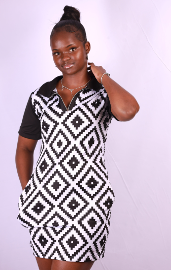 Xhosa Puzzle African Golfer Dress