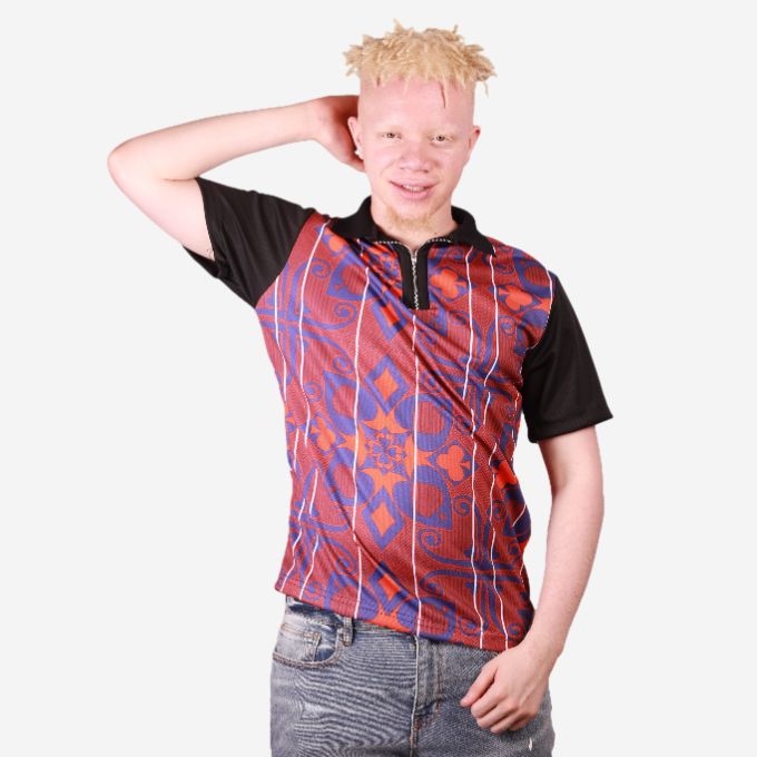 Sotho Fluorish African Golf Shirt