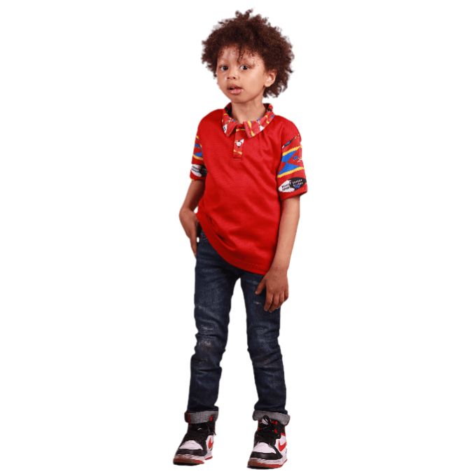 Kids Swati Puzzle African Heritage Shirt by Tribe Afrique