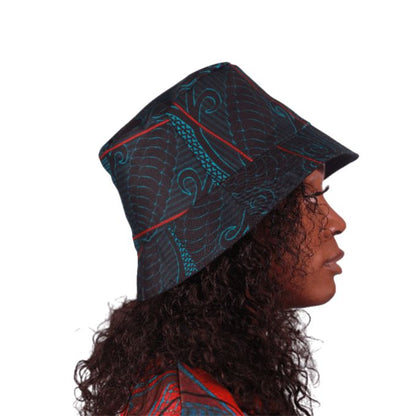 Green Sotho African Bucket Hats by Tribe Afrique