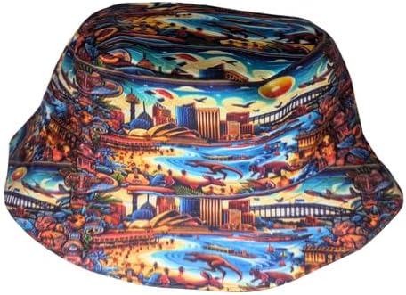 Famous Australian Landmarks Tourist Bucket Hat