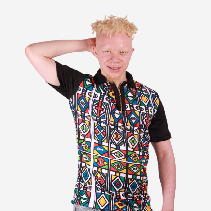 Ndebele Reloaded African Golf Shirt