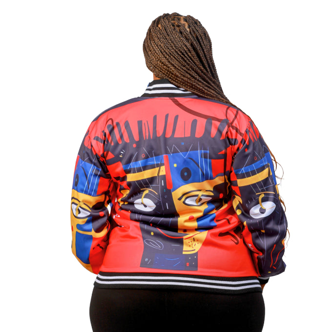 Nuwe Ndebele African Bomber Jacket deur Tribe Afrique