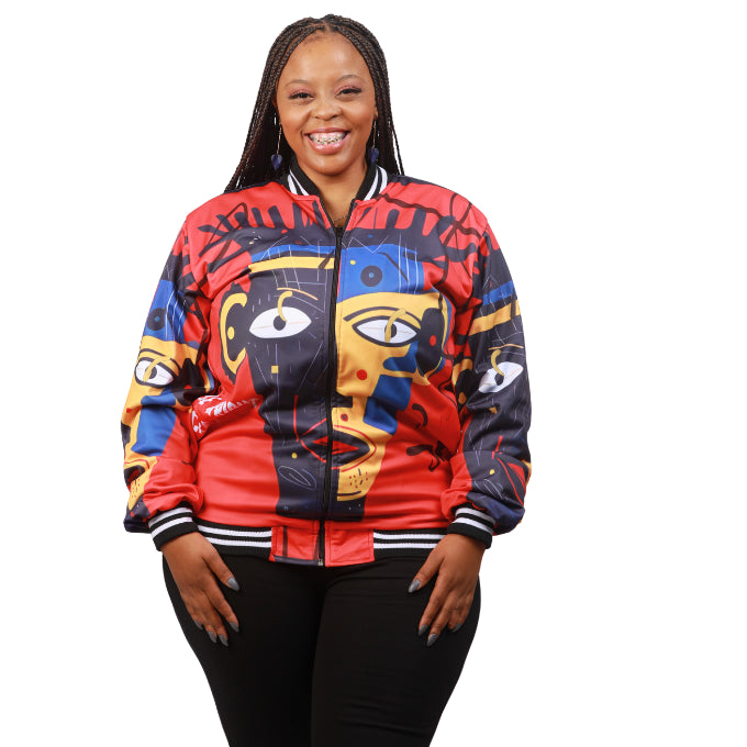 Nuwe Ndebele African Bomber Jacket deur Tribe Afrique