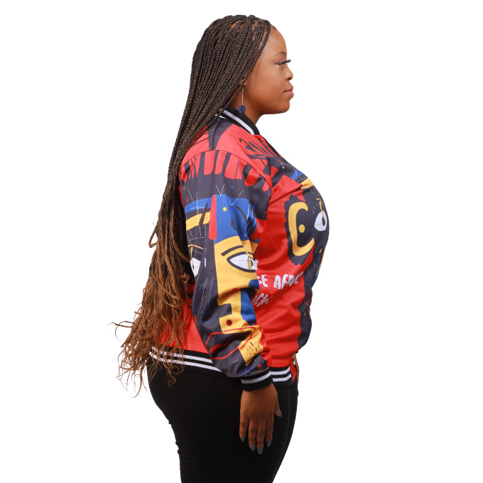 Nuwe Ndebele African Bomber Jacket deur Tribe Afrique