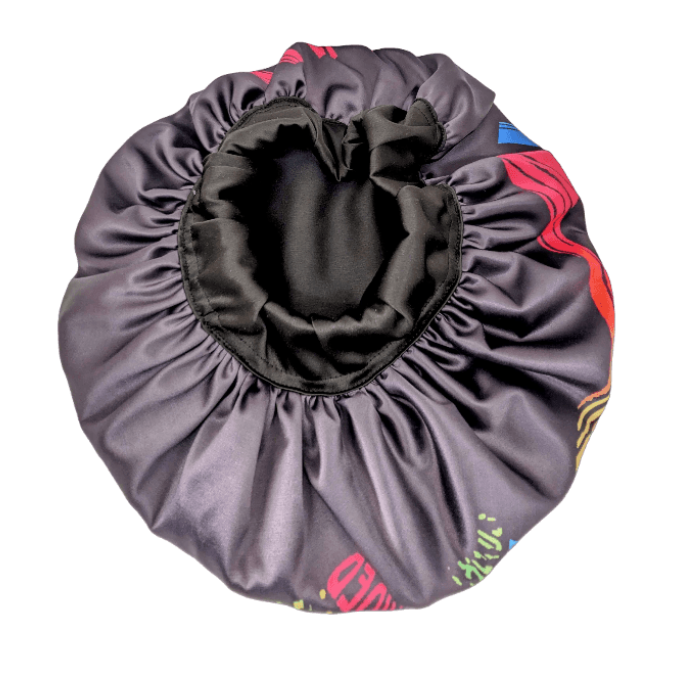 Languza Affirmations African Satin Bonnet by Tribe Afrique