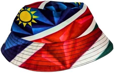 Proudly Namibian Flag Reversible African Bucket Hat