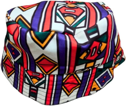 Adult size - Full Original Ndebele African Bucket hat by Tribe Afrique