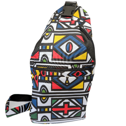 Ndebele Reloaded African Sling Bag by Tribe Afrique Tribe Afrique