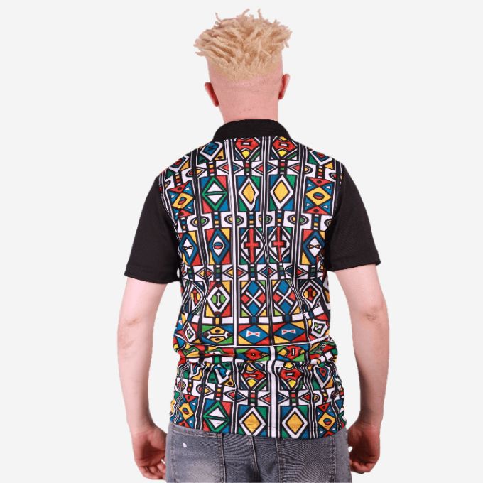 Ndebele Reloaded African Golf Shirt Tribe Afrique