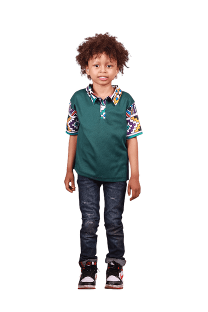 Kids New Ndebele Heritage Shirt by Tribe Afrique Tribe Afrique