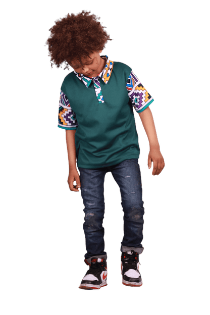 Kids New Ndebele Heritage Shirt by Tribe Afrique