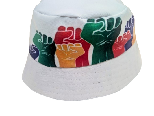 Fist One Nation African Bucket Hats by Tribe Afrique