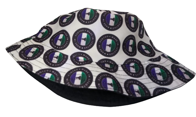 Basotho Flag  African Bucket Hats by Tribe Afrique