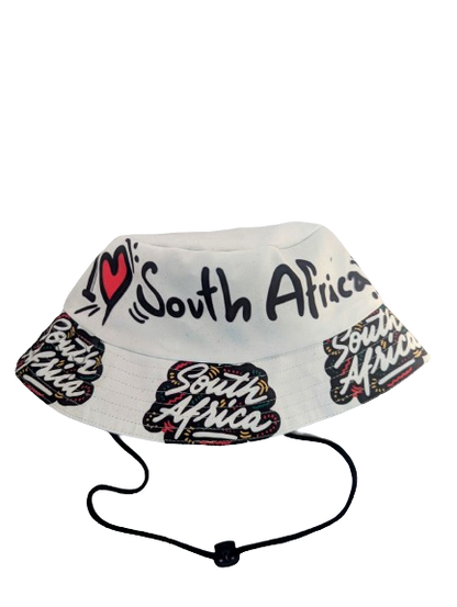 I love South Africa Sun African Bucket Hats by Tribe Afrique