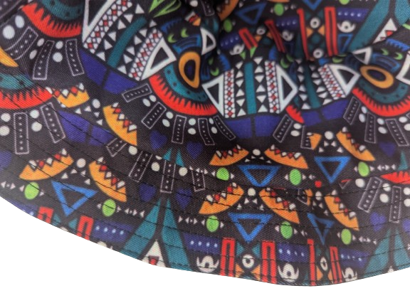 Blue Kai African Bucket Hats by Tribe Afrique