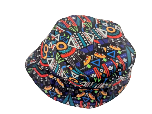 Blue Kai African Bucket Hats by Tribe Afrique