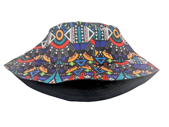 Blue Kai African Bucket Hats by Tribe Afrique