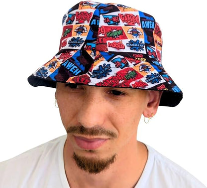 Adult size - South African Catchy Slangs Funny Bucket Hat by Tribe Afrique