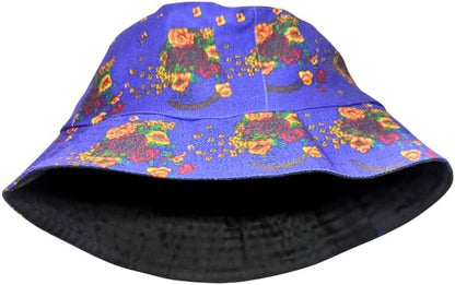 Blue Tsonga African Bucket Hat by Tribe Afrique - Adult size