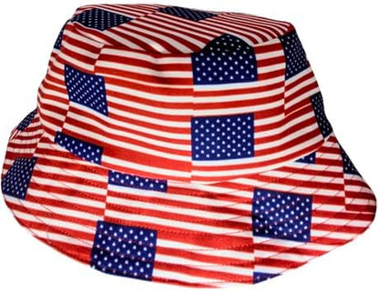 USA Multi Flag African Bucket Hat