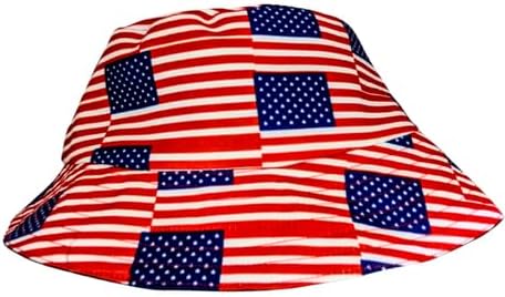 USA Multi Flag African Bucket Hat