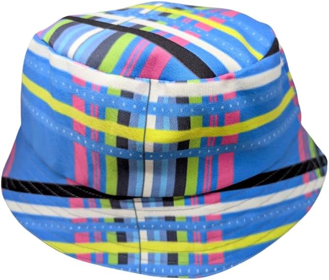 Blue Venda African Bucket hat by Tribe Afrique - Adult size