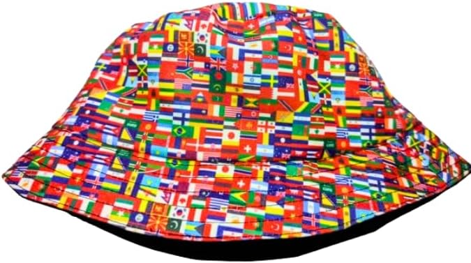 Adult size - All World Flags African Bucket hat by Tribe Afrique